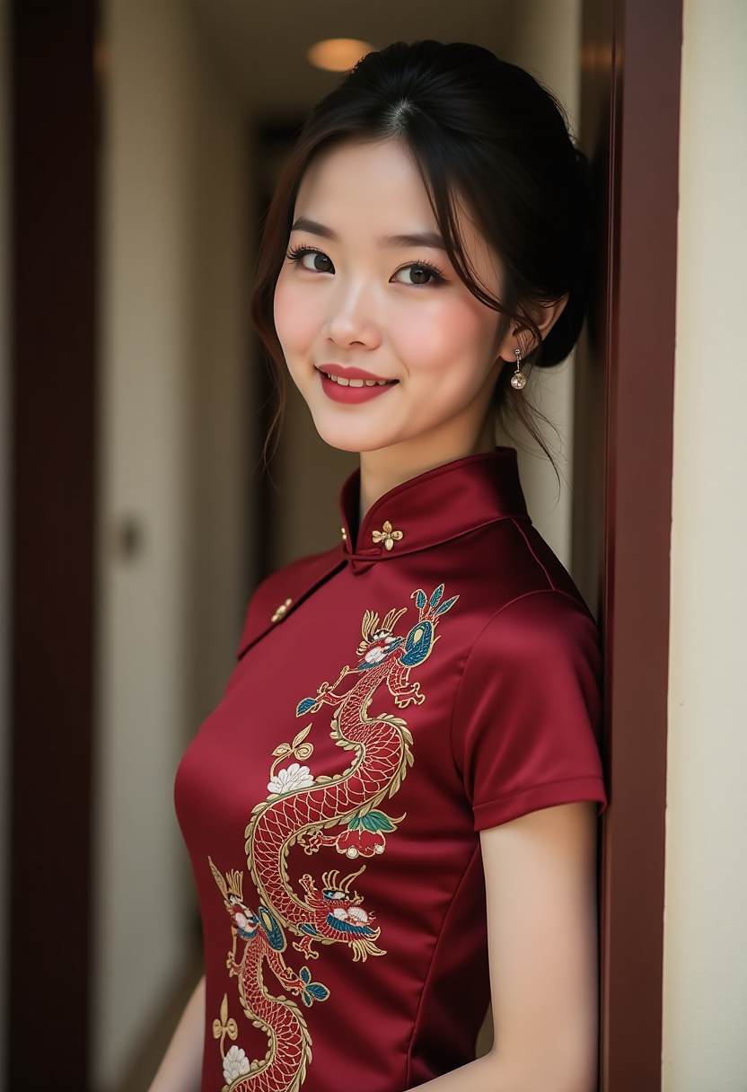 上校夫人的红围巾